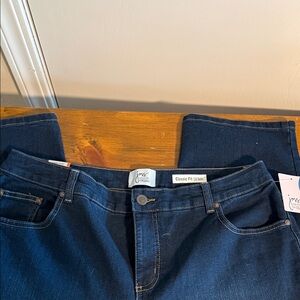 Just My Size Dark Blue Straight Leg Jeans